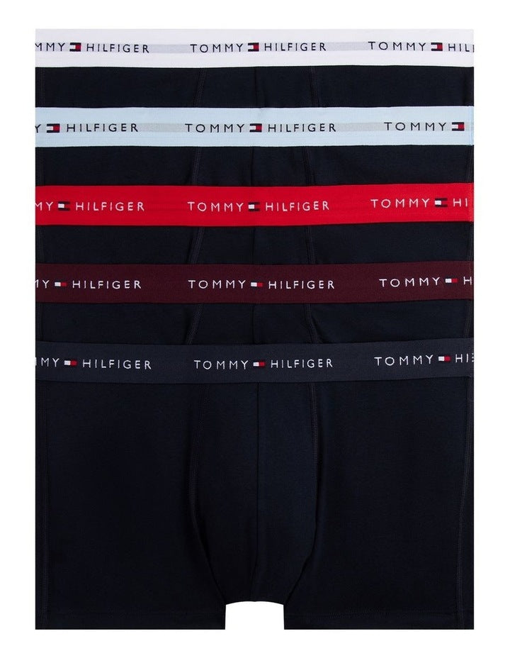 Essential Signature Trunks Pack Of 5 in Assorted