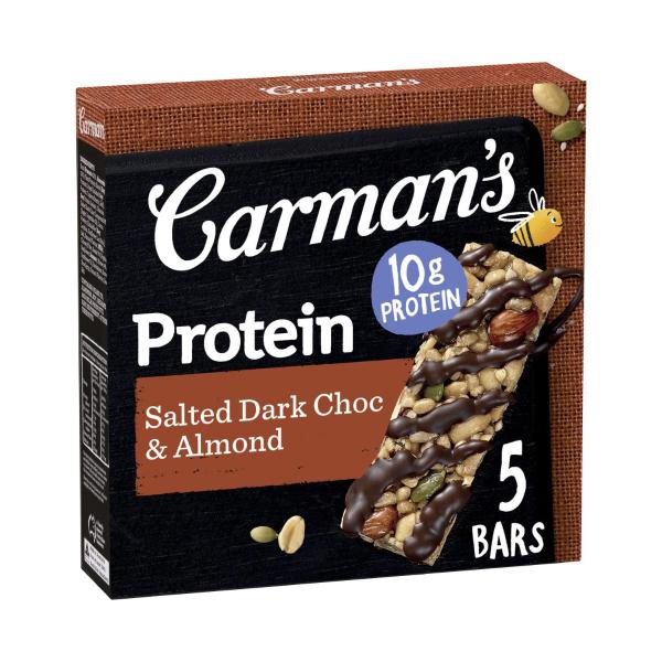 Salted Dark Choc & Almond Gourmet Protein Bars 5 Pack