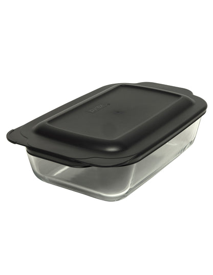 RECTANGULAR DEEP DISH BAKER W LID 32CM/3L