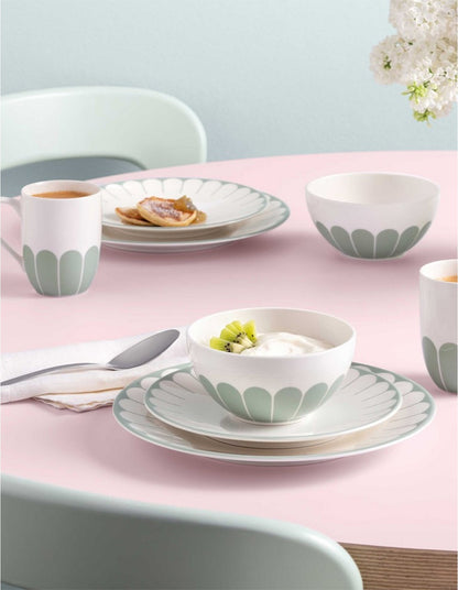 Fleur Vert Breakfast/dessert plate 21cm