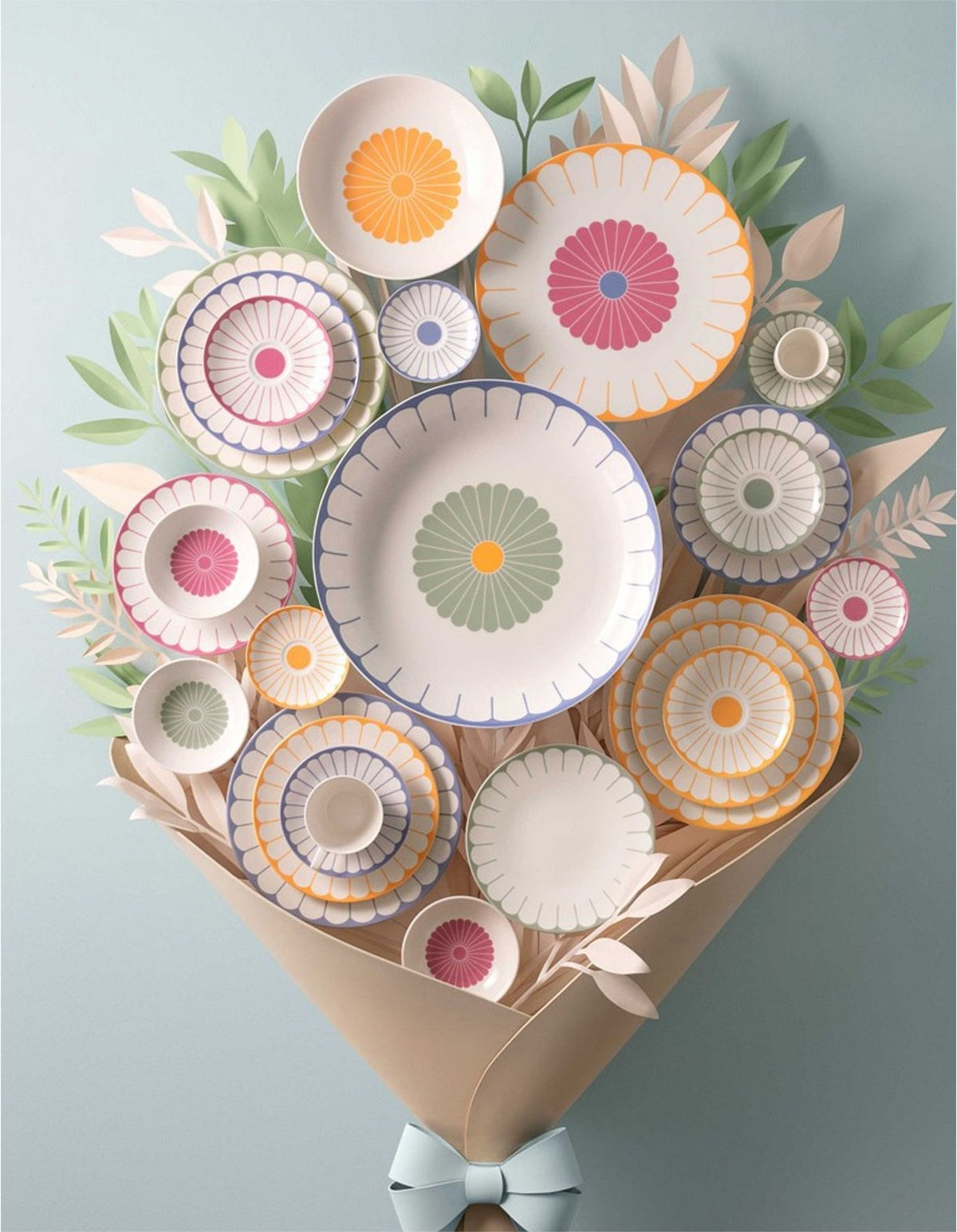 Fleur Salad bowl 24cm