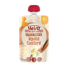 HEINZ LITTLE TREATS VANILLA CUSTARD BABY FOOD POUCH 120G 6+ MONTHS