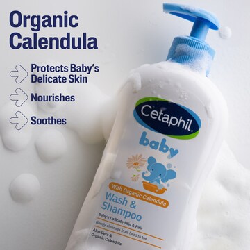 Cetaphil Baby Calendula Wash & Shampoo 400mL