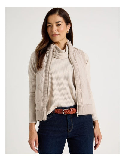 Nadia Braided Belt in Tan