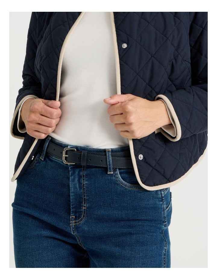 Alex Jean Belt in Navy