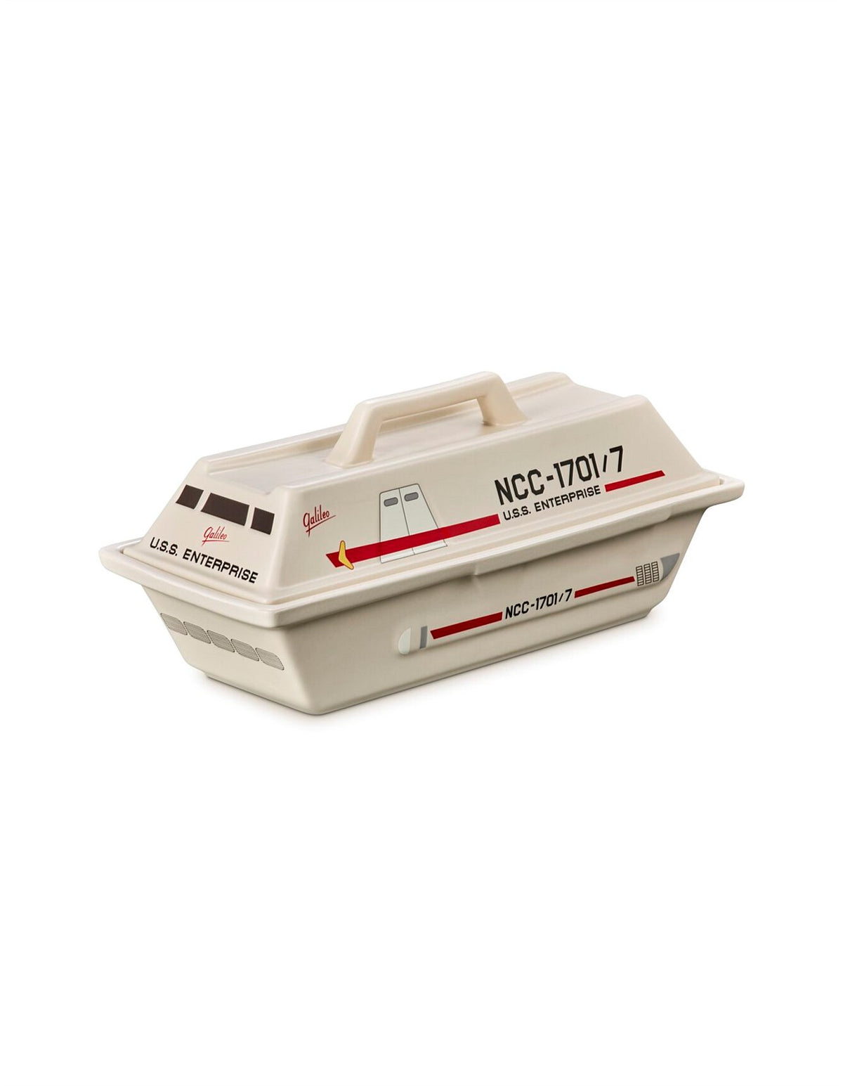 STAR TREK COLLECTION GALILEO RECTANGULAR DISH 1.6L - BRIOCHE