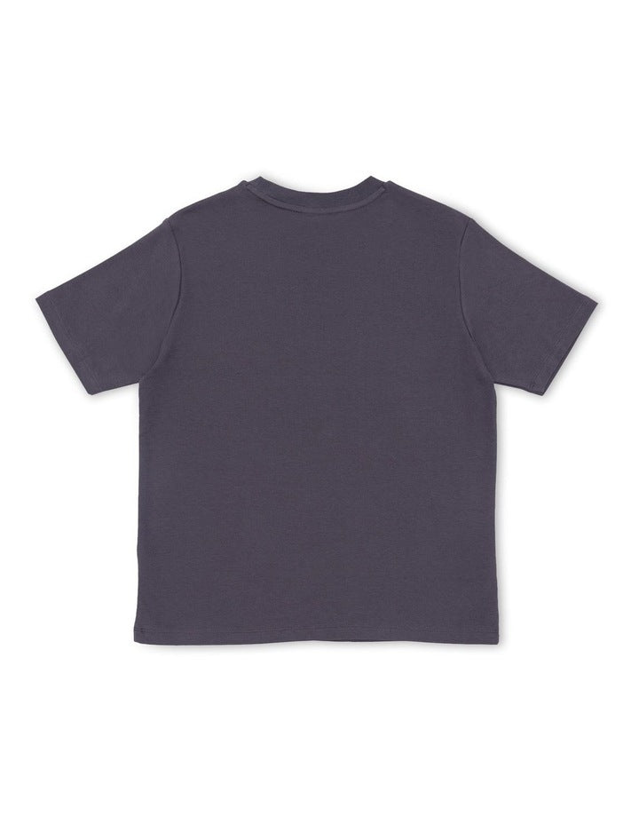 Base Graphic Tee in Grey