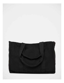 Tonal C Tote Bag in Chblk_Black