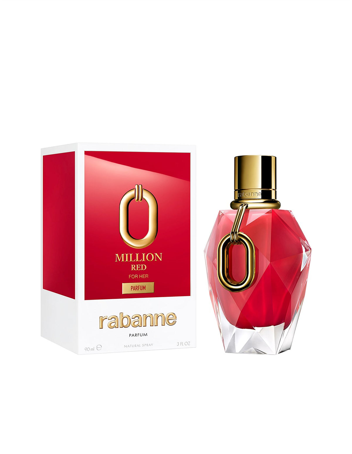 Million Red For Her Parfum 90mL Refillable
