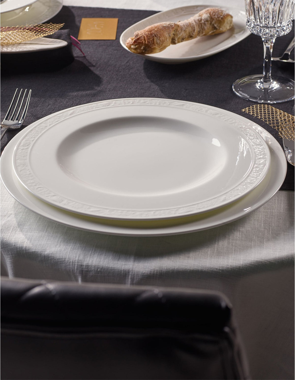 White Pearl Flat Plate 27.5cm