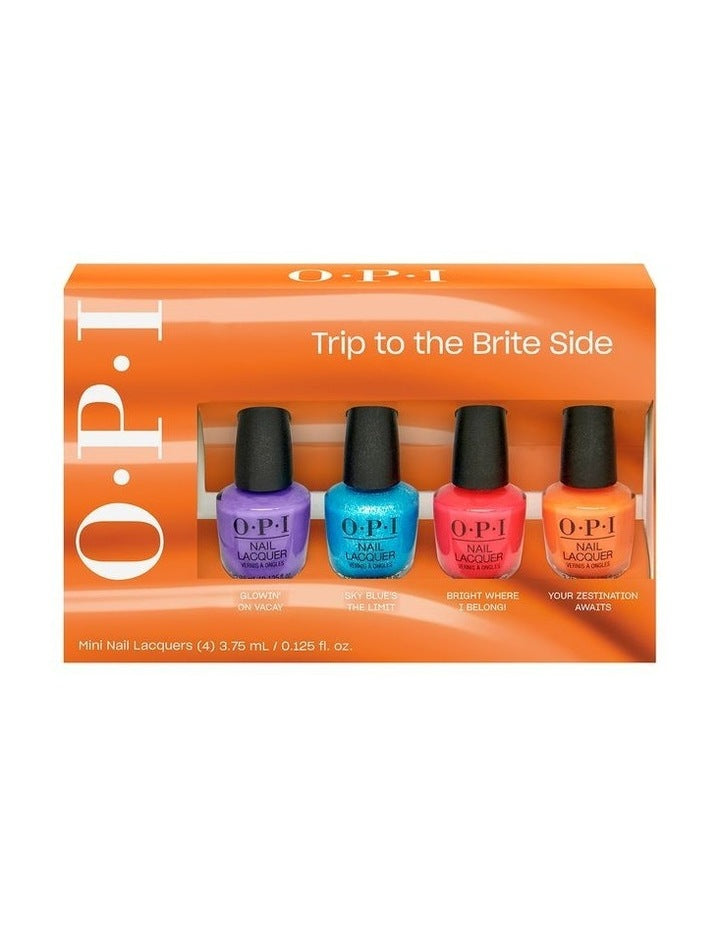 Trip To The Bright Side Nail Lacquer 4pc Mini Pack 4x3.75mL