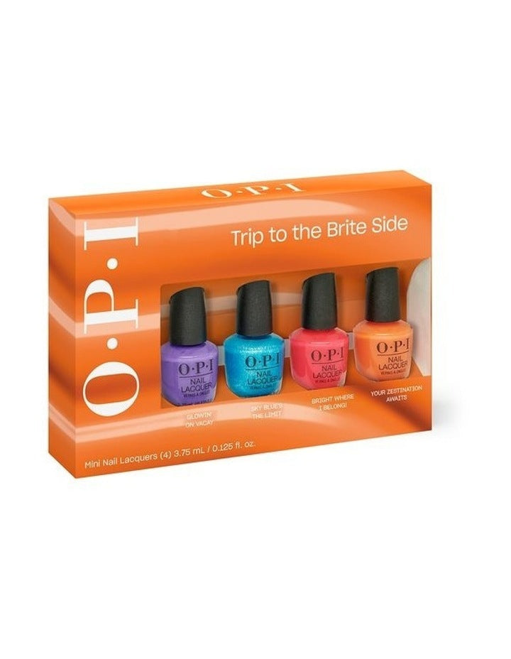 Trip To The Bright Side Nail Lacquer 4pc Mini Pack 4x3.75mL