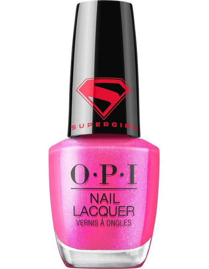 OPI x Supergirl Nail Lacquer Power up Pink 15mL