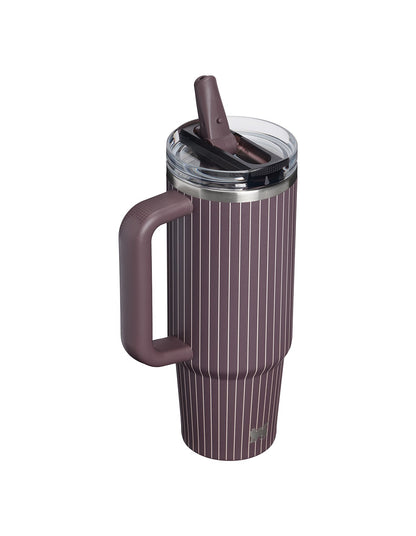 QUENCHER PROTOUR FLIP STRAW TUMBLER 30OZ FIG PINSTRIPE