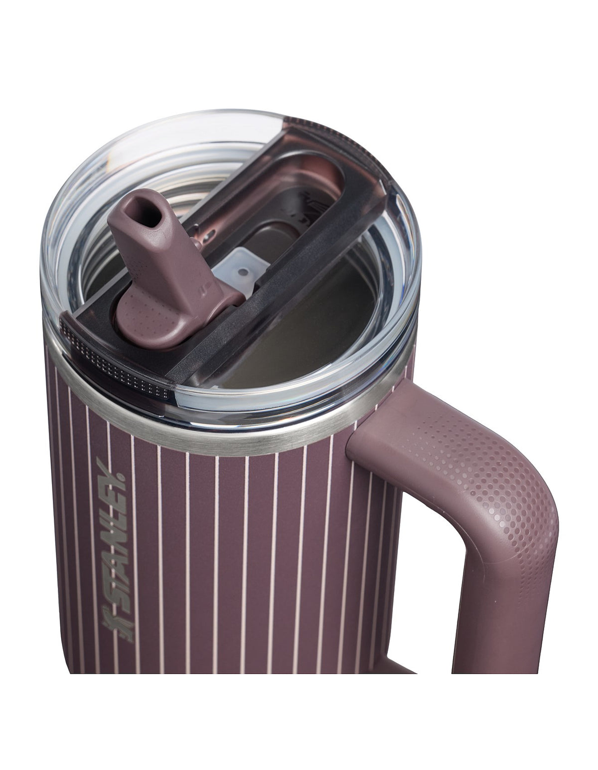 QUENCHER PROTOUR FLIP STRAW TUMBLER 30OZ FIG PINSTRIPE