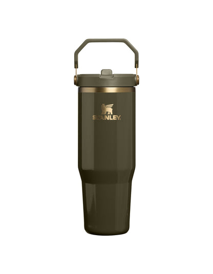 ICEFLOW FLIP STRAW 2.0 TUMBLER 30OZ PEAT MOSS GLOSS