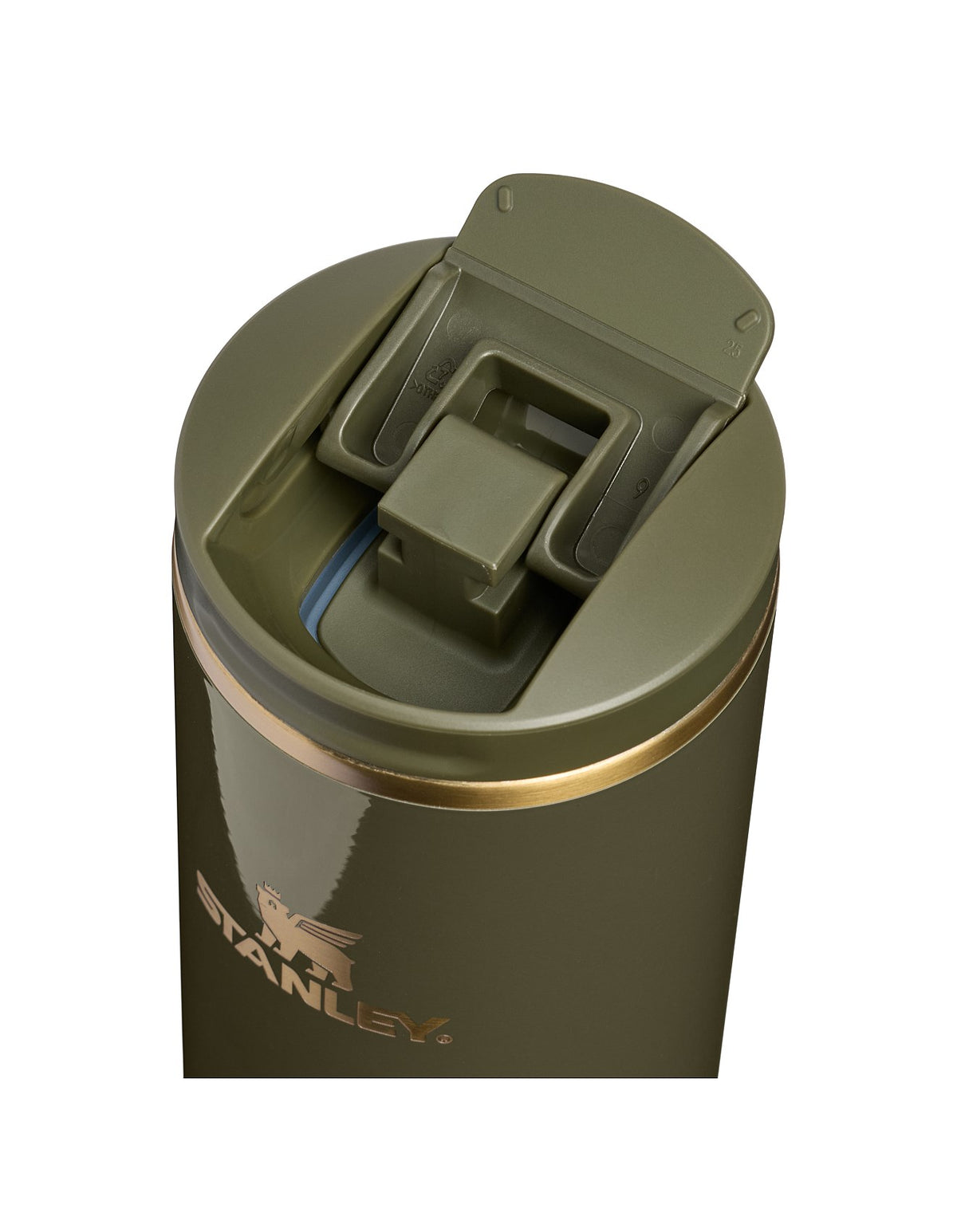 TRANSIT FLIPTOP MUG 12OZ PEAT MOSS GLOSS