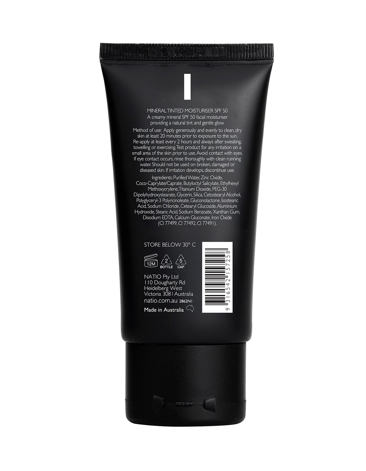 Mineral Tinted Moisturiser SPF 50 Ivory 50ml