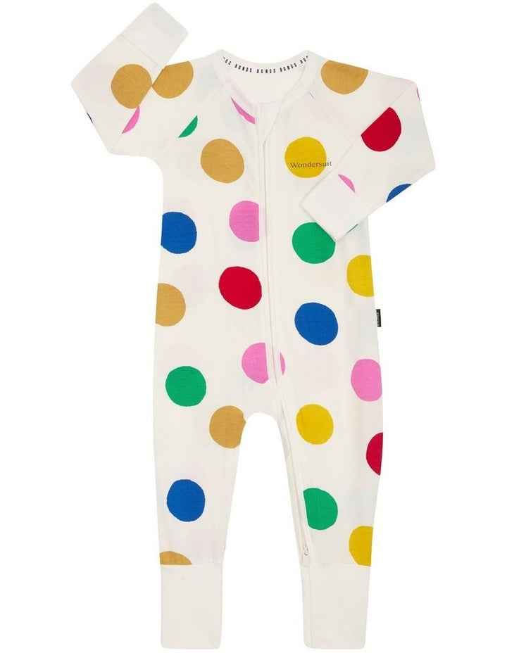 Zip Wondersuit in Rainbow Spots