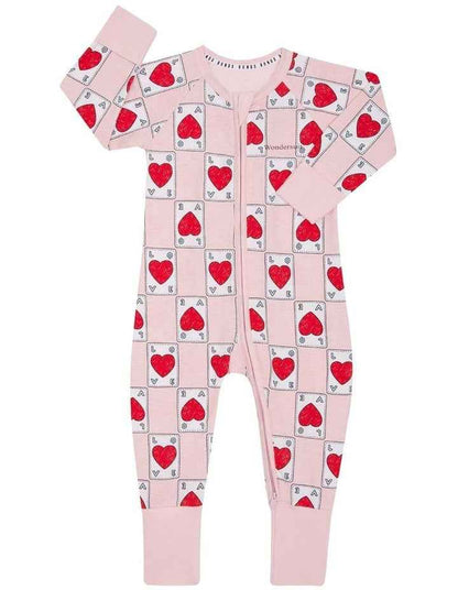 Zip Wondersuit in Love Card