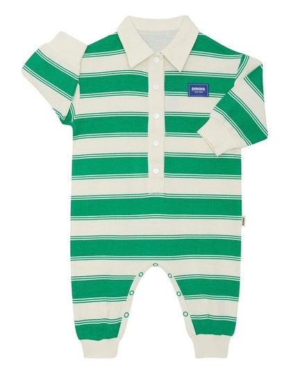 Baby Rugby Onesie in Frog