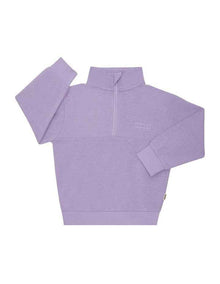 Kids Tech Sweats 1/2 Zip Pullover in Violet