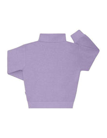 Kids Tech Sweats 1/2 Zip Pullover in Violet