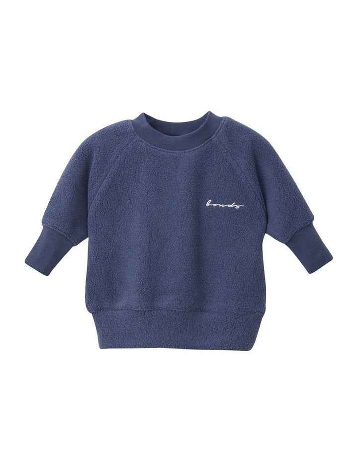 Wonderwarm Pullover Sweat Top in Blue