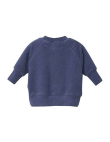 Wonderwarm Pullover Sweat Top in Blue