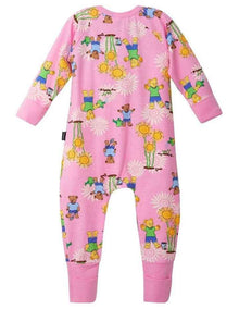 Play School Zip Wondersuit in Pink