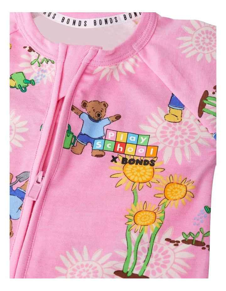 Play School Zip Wondersuit in Pink