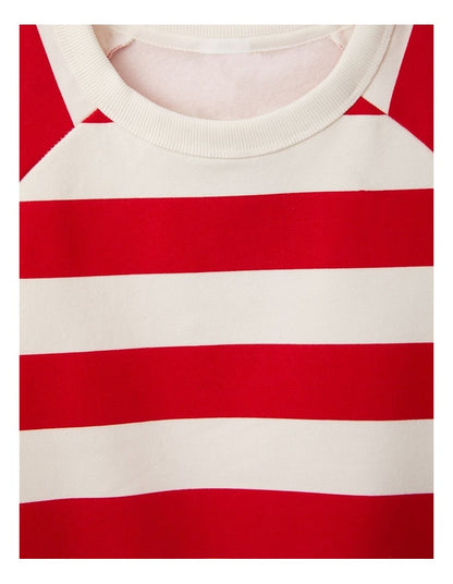 Soft Threads Pullover Jumper in Print Horizontal
