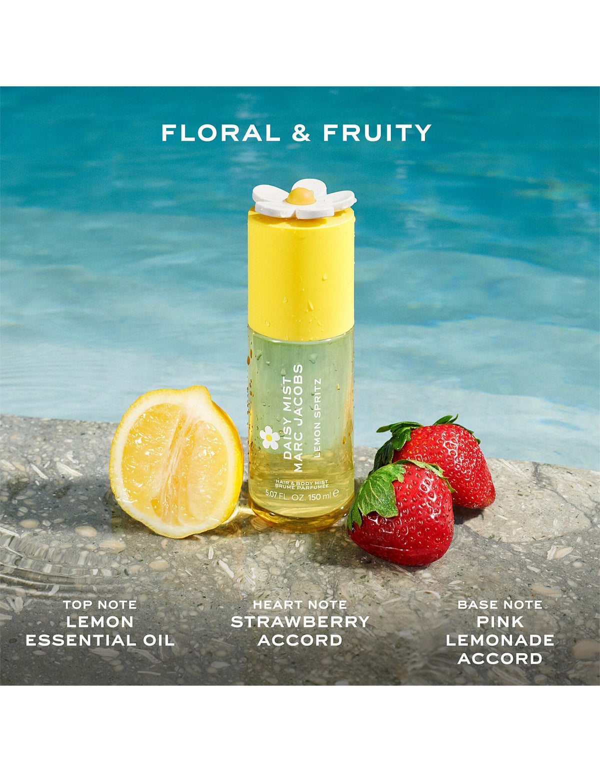 Marc Jacobs Daisy Lemon Spritz Body Mist 150ml