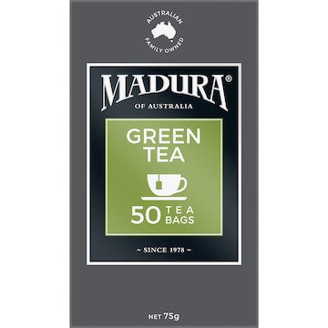 Madura Green Tea Bags 50 pack