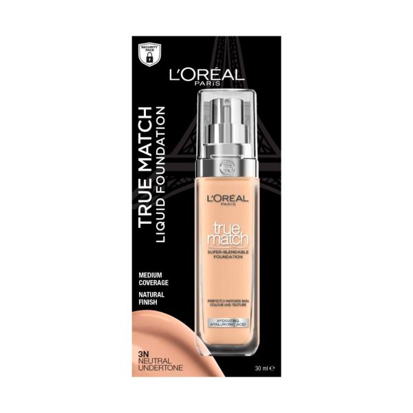 L'OREAL PARIS TRUE MATCH FOUNDATION CREAMY BEIGE 30ML