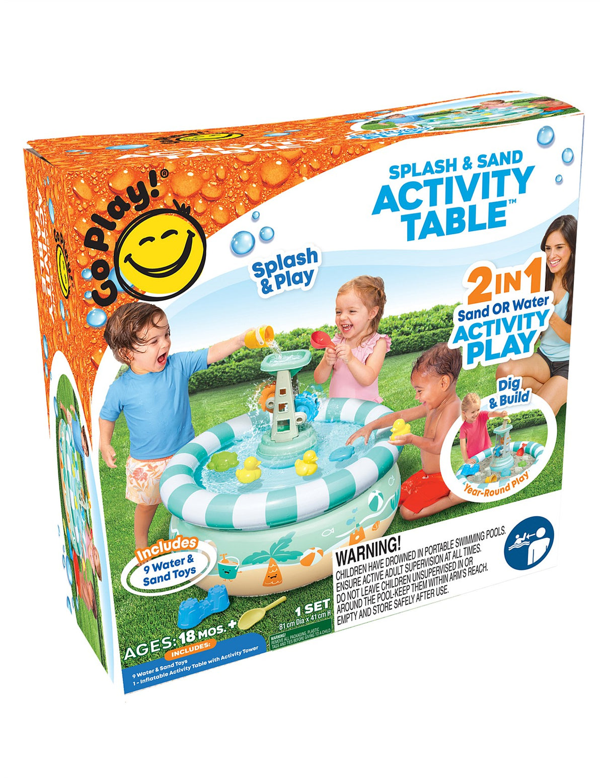 SPLASH & SAND ACTIVITY TABLE