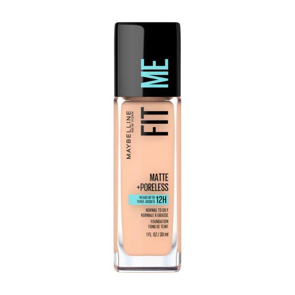 MAYBELLINE FIT ME MATTE + PORELESS #122 CREAMY BEIGE FOUNDATION 30ML