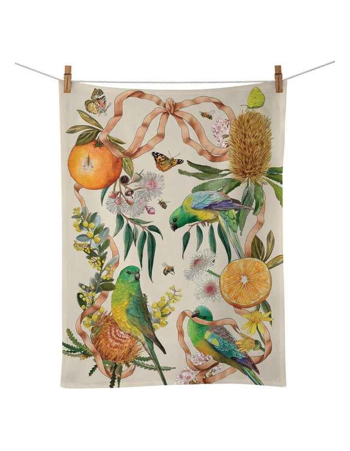 Golden Hour Tea Towel in Multi