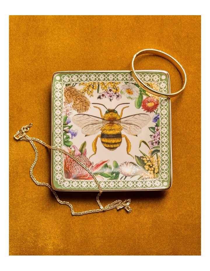 Golden Hour Square Trinket Tray in Multi