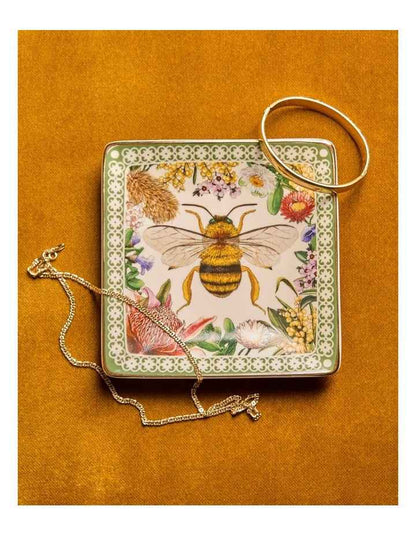 Golden Hour Square Trinket Tray in Multi