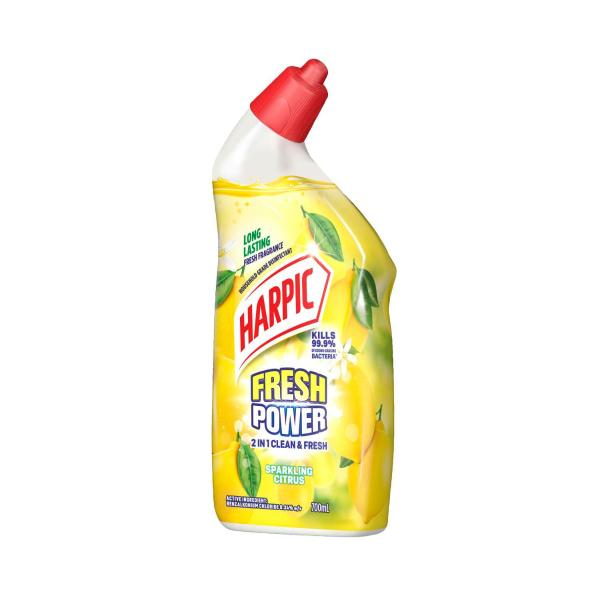 HARPIC FRESH POWER SPARKLING CITRUS TOILET CLENER 700 ML