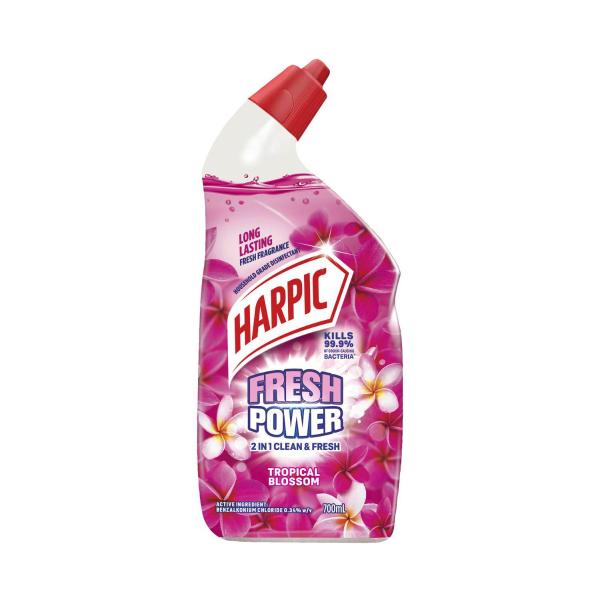 HARPIC FRESH POWER TROPICAL BLOSSOM TOILET CLEANER 700 ML