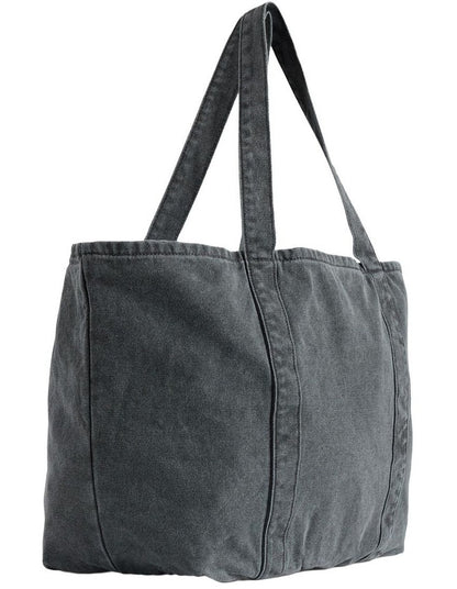 Logo Tote Bag in Moonless Night
