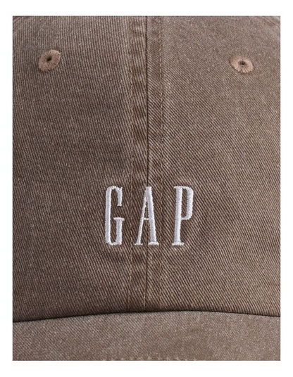 Adult Logo Baseball Hat in Brown
