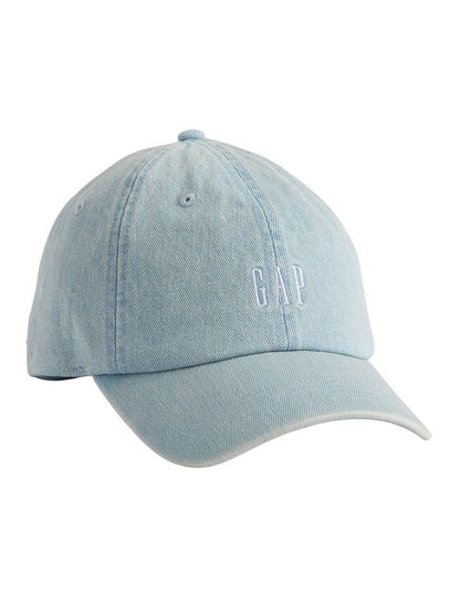 Adult Logo Baseball Hat in Light Denim
