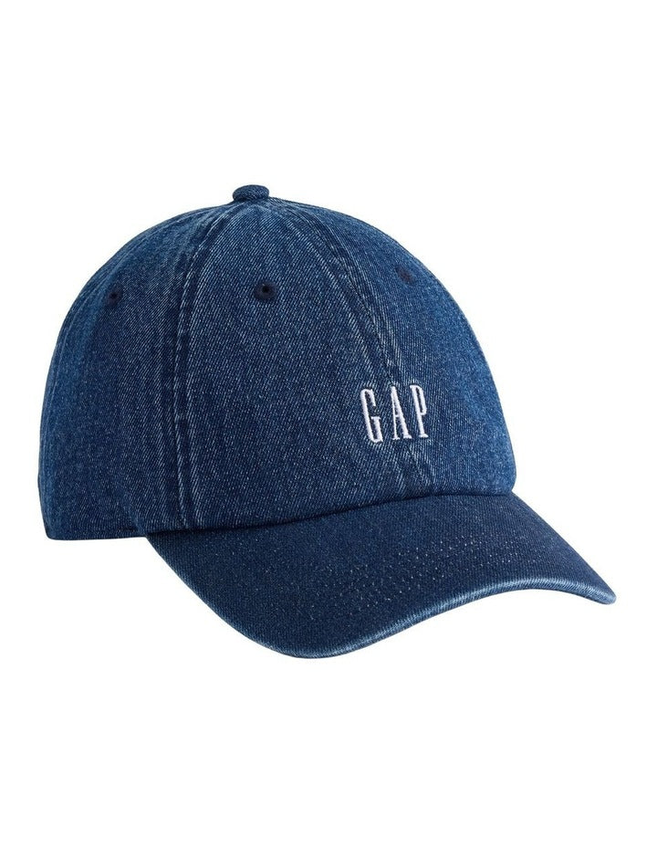 Adult Logo Baseball Hat in Blue