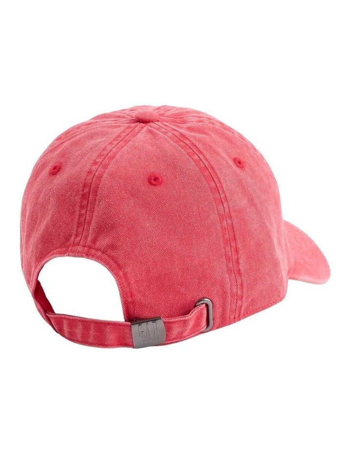 Sp26 Cotton Logo Cap in Red