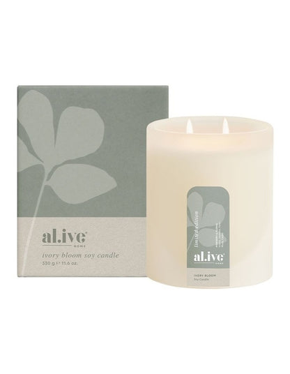 Ivory Bloom Soy Candle 300g