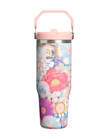 ICEFLOW FLIP STRAW 2.0 TUMBLER 30OZ SORBET WILDFLOWER