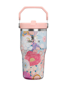 ICEFLOW FLIP STRAW 2.0 TUMBLER 20OZ SORBET WILDFLOWER